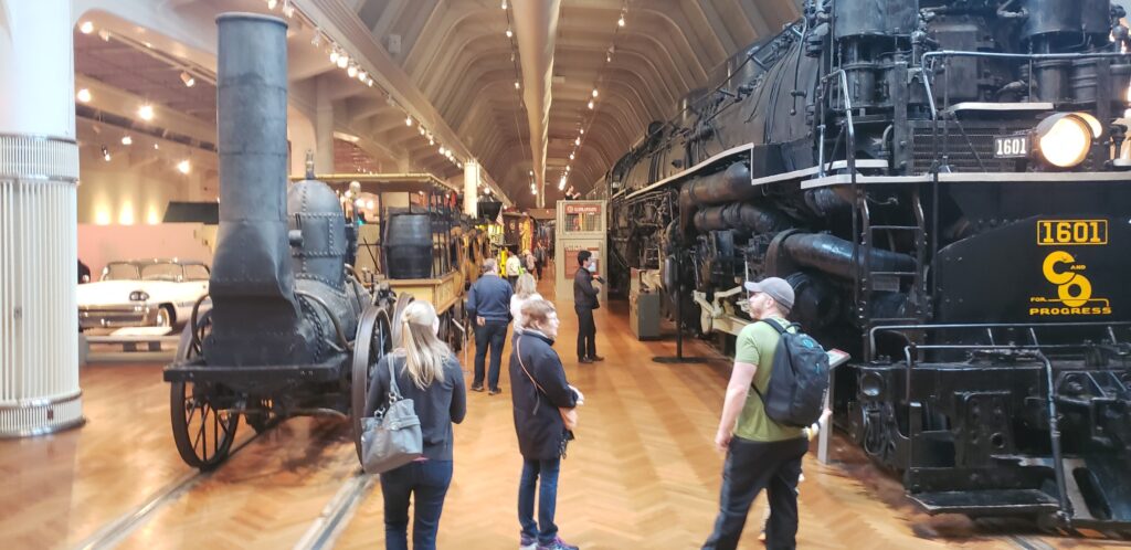 Henry Ford Museum indoor train exhibit