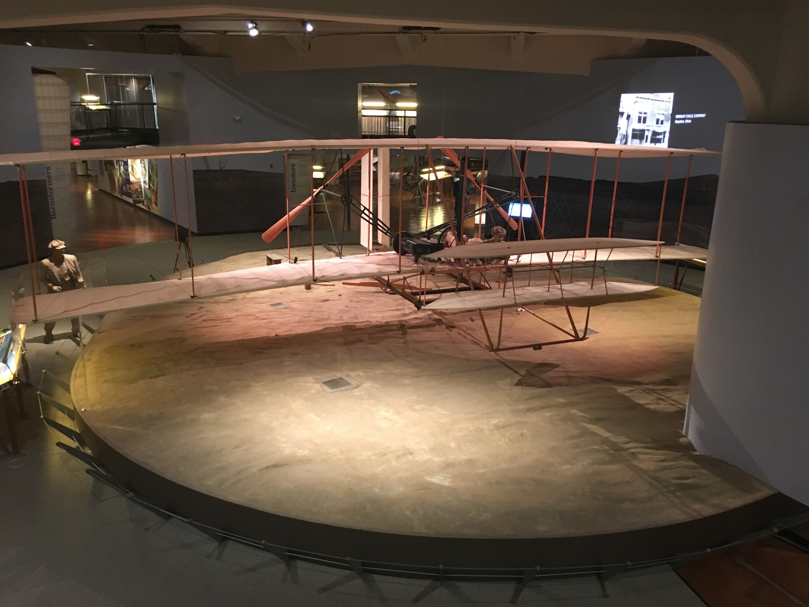 A historical airplane at the Henry Ford Museum
