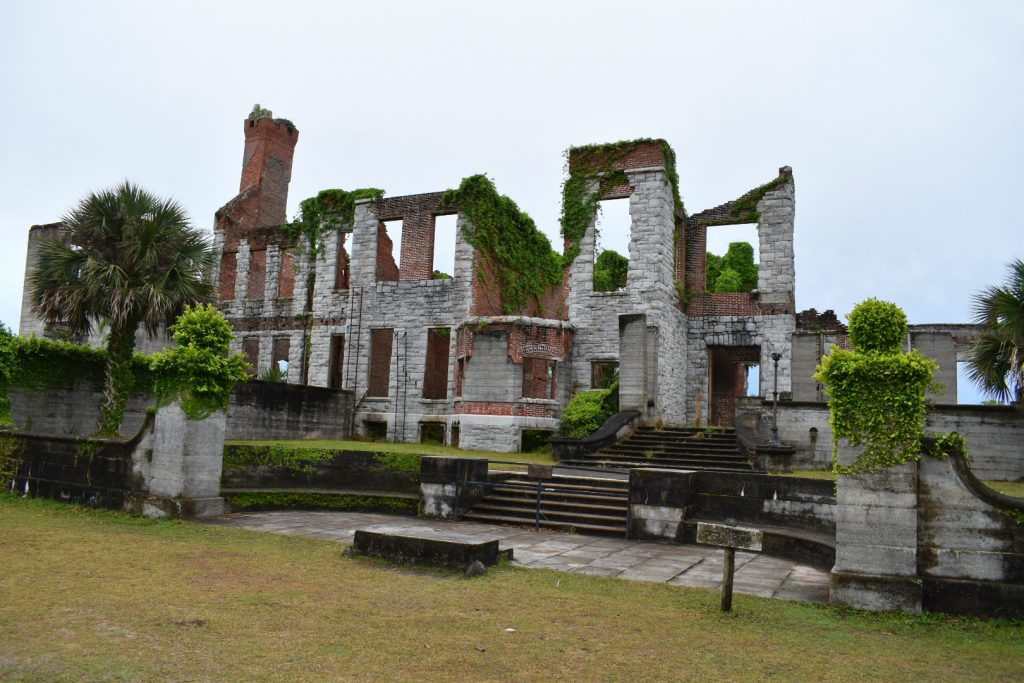 A photo of the Dungeness Ruins at Cumberland Island National Seashore