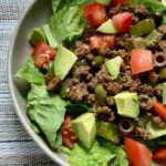 Taco Salad with Avocado and Tomatoes