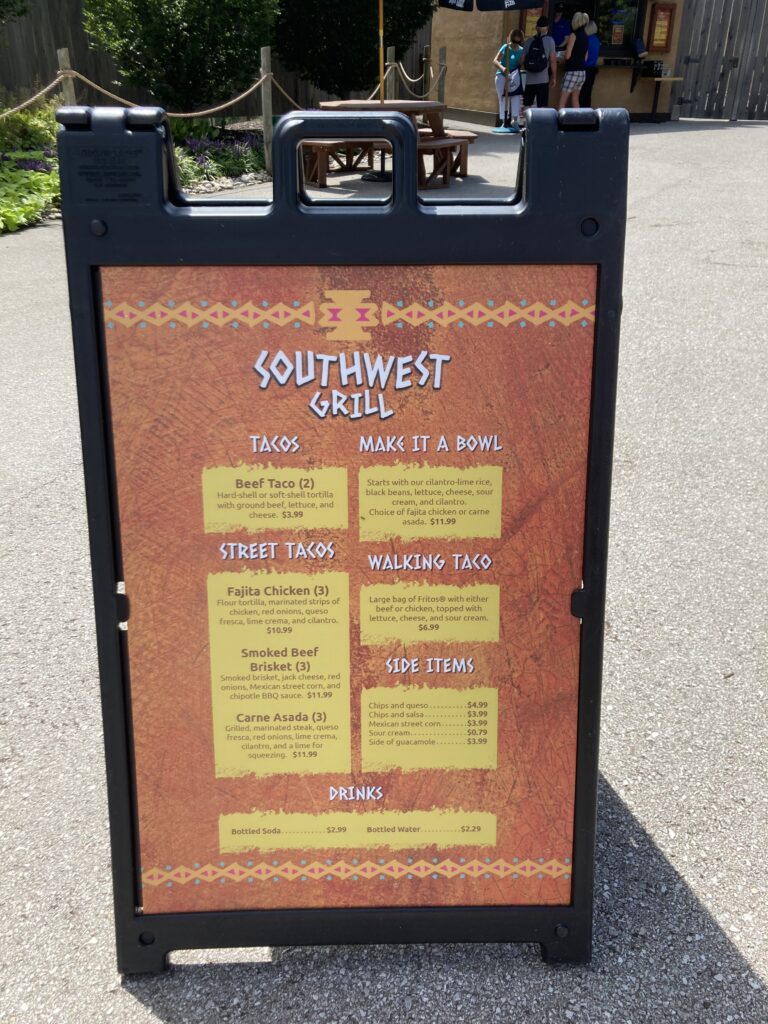 Southwest Grill Menu