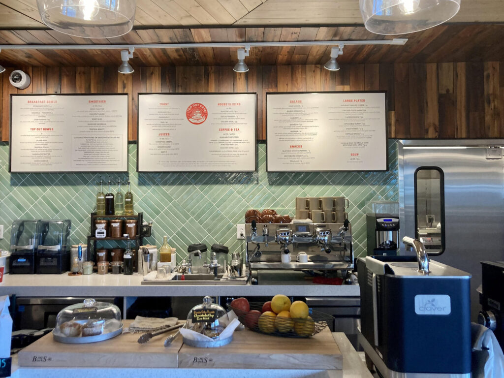 Top Out Cafe in Indianapolis offers several gluten-free and vegan options. Another great dairy-free and gluten-free restaurant in Indianapolis