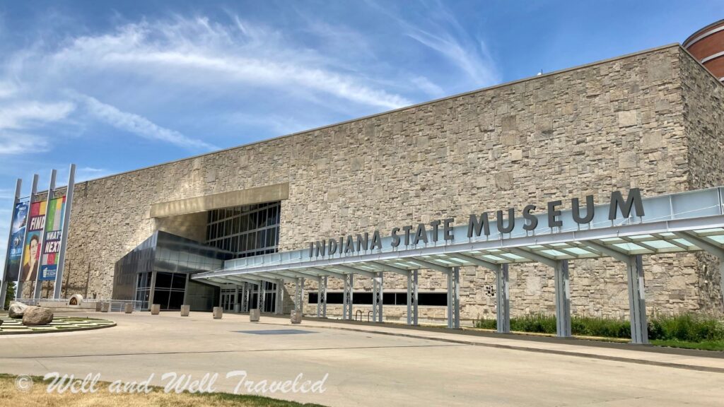 An outdoor view of the Indiana State Museum in Indianapolis, just one of many things to do in Indianapolis