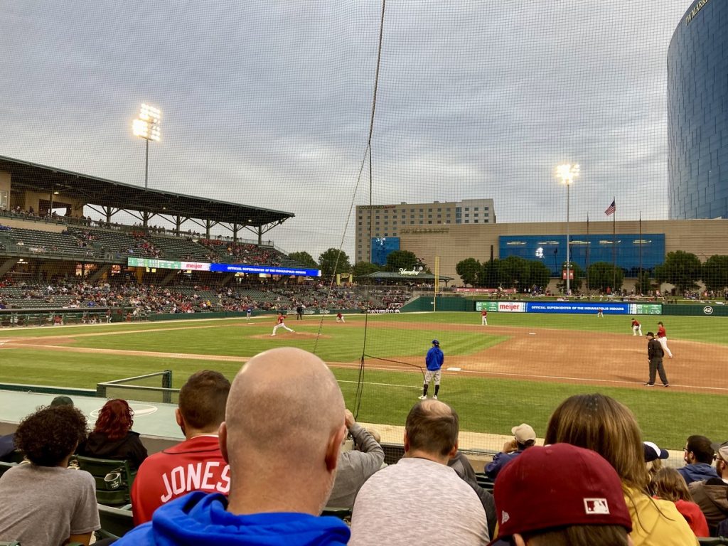 A baseball game at Victory Field, one of many things to do in Indianpolis