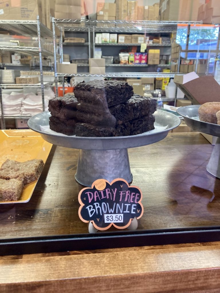 Gluten-Free and Dairy-Free Brownies at Bake Me Happy, a dairy-free and gluten-free restaurant in Columbus, OH