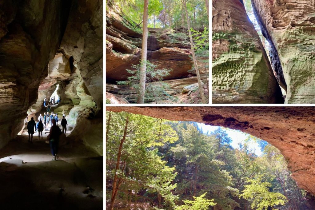 Hiking trails at Hocking Hills State Park in Logan, OH