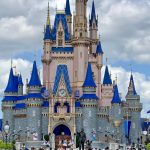 The Magic Kingdom castle when visiting Disney World and being gluten-free and dairy-free.