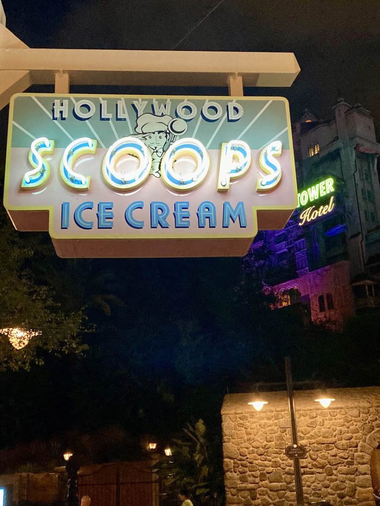 Hollywood Scoops Ice Cream Shop at Hollywood Studions