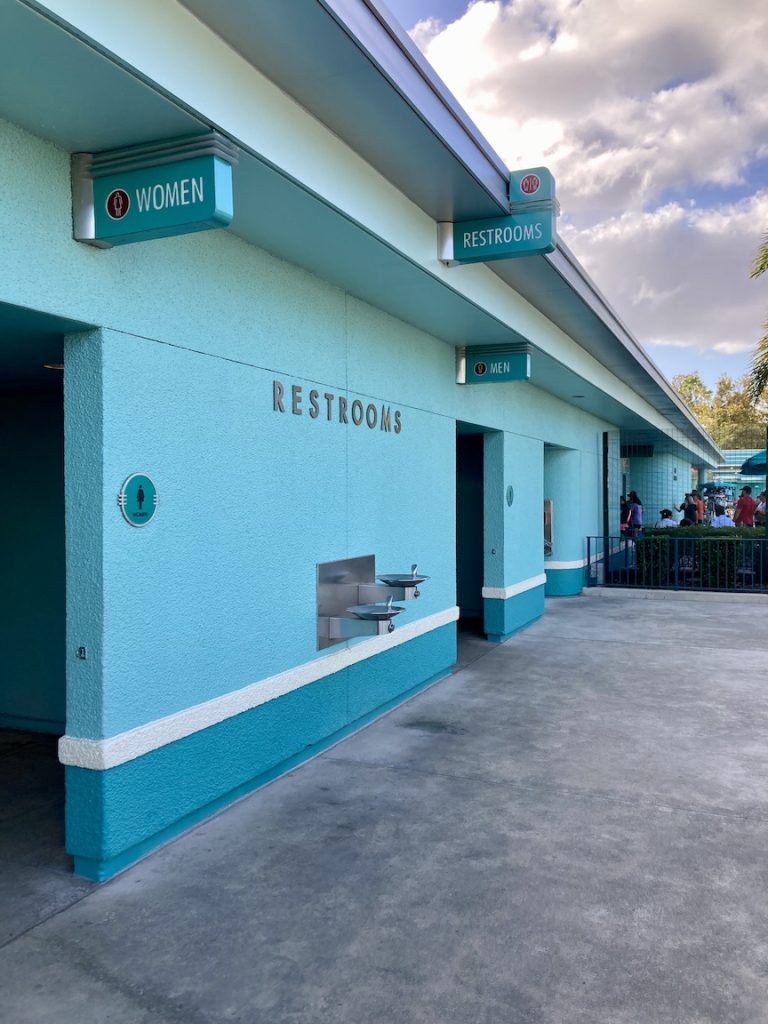 Water fountains at Hollywood studios in Disney World